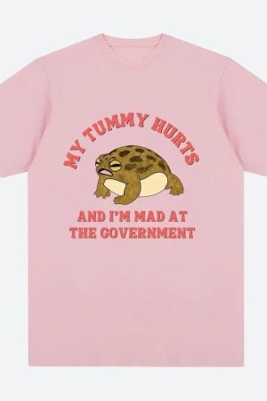 Style Core Aesthetics, New Style Trends - My Tummy Hurts Tee