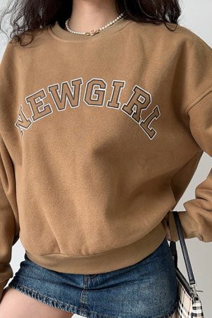 Style Core Aesthetics, New Style Trends - New Girl Vintage Sweatshirt