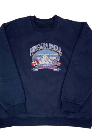 Style Core Aesthetics, New Style Trends - Niagara Falls Embroidery Sweatshirt