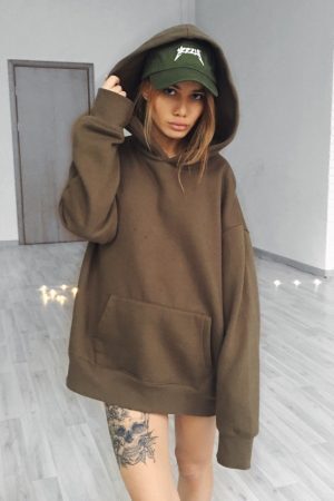 Style Core Aesthetics, New Style Trends - Nude Hoodie