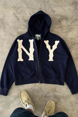 Style Core Aesthetics, New Style Trends - NY Full-Zip Hoodie