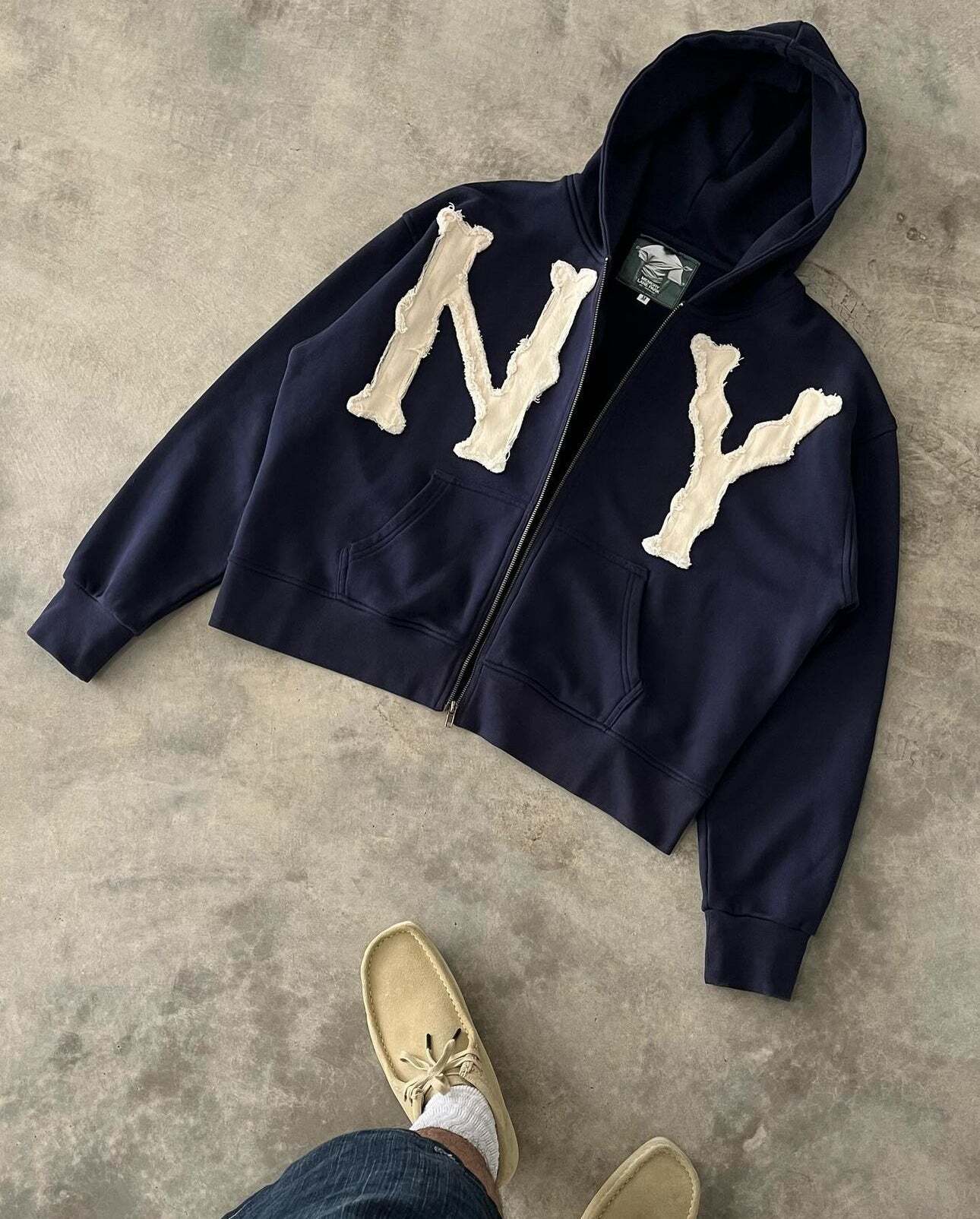 Style Core Aesthetics, New Style Trends - NY Full-Zip Hoodie Style Core Aesthetics, New Style Trends - NY Full-Zip Hoodie