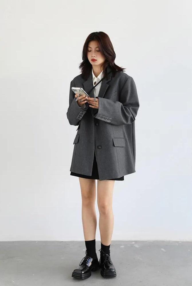 Style Core Aesthetics, New Style Trends - Office Style Wide Shoulder Classy Blazer Style Core Aesthetics, New Style Trends - Office Style Wide Shoulder Classy Blazer