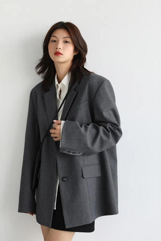 Style Core Aesthetics, New Style Trends - Office Style Wide Shoulder Classy Blazer Style Core Aesthetics, New Style Trends - Office Style Wide Shoulder Classy Blazer