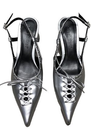 Style Core Aesthetics, New Style Trends - Old Money Aesthetic Lace Up Mules