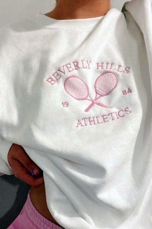 Style Core Aesthetics, New Style Trends - Old Money Aesthetic Tennis Sweatshirt