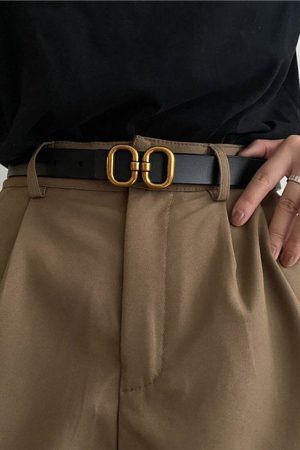 Style Core Aesthetics, New Style Trends - Old Money Aesthetic Thin Belt