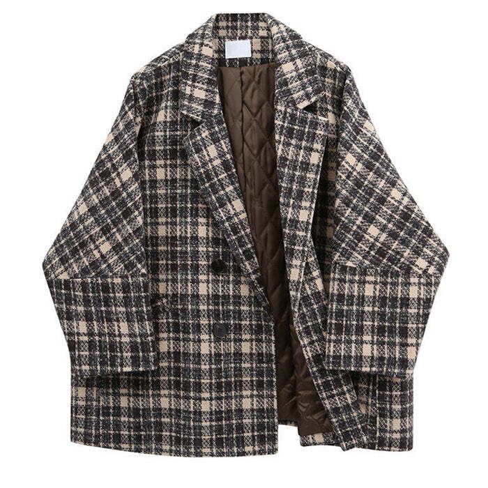 Style Core Aesthetics, New Style Trends - Old Money Plaid Jacket