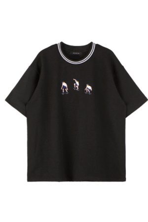 Style Core Aesthetics, New Style Trends - Ollie Embroidered T-Shirt