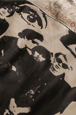 Style Core Aesthetics, New Style Trends - Oversized Pu Leather Varsity Jacket