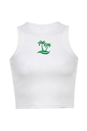 Style Core Aesthetics, New Style Trends - Palm Bay Embroidered Top