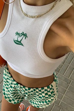 Style Core Aesthetics, New Style Trends - Palm Bay Embroidered Top