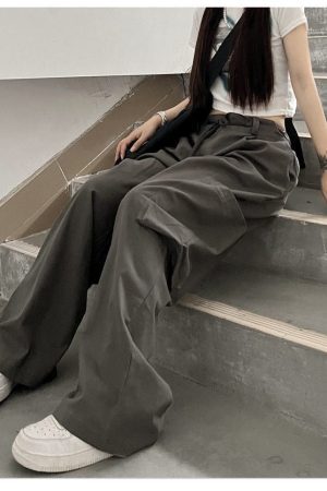 Style Core Aesthetics, New Style Trends - Pantalon Cargo Parachute Punk