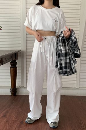 Style Core Aesthetics, New Style Trends - Pantalon Cargo Parachute Punk