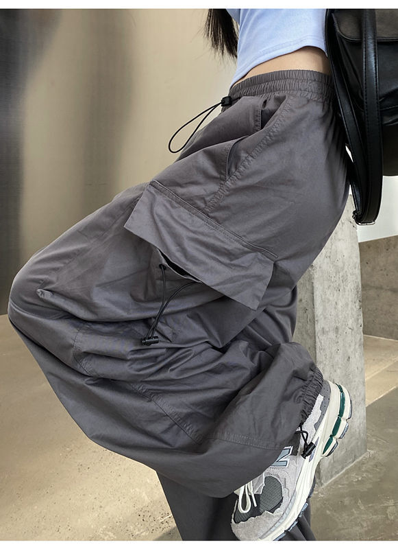 Style Core Aesthetics, New Style Trends - Pantalon Cargo Parachute Y2K Style Core Aesthetics, New Style Trends - Pantalon Cargo Parachute Y2K