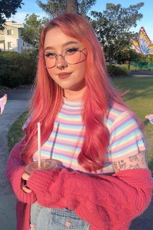 Style Core Aesthetics, New Style Trends - Pastel Sweetz Ribbed Top