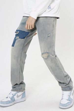 Style Core Aesthetics, New Style Trends - 'Patch' Jeans