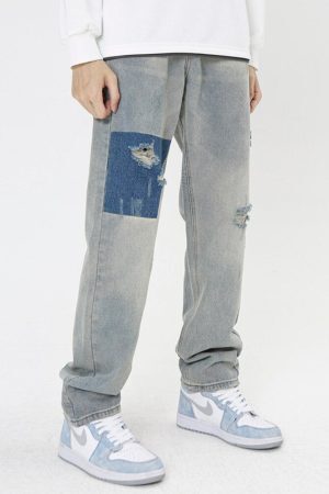 Style Core Aesthetics, New Style Trends - 'Patch' Jeans
