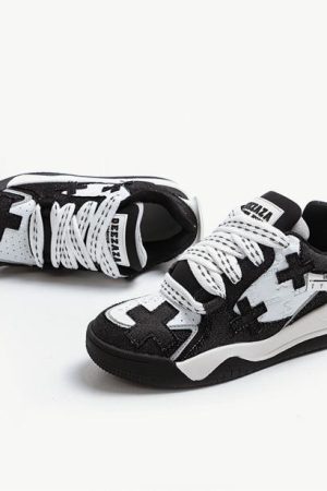 Style Core Aesthetics, New Style Trends - 'Patches' Shoes