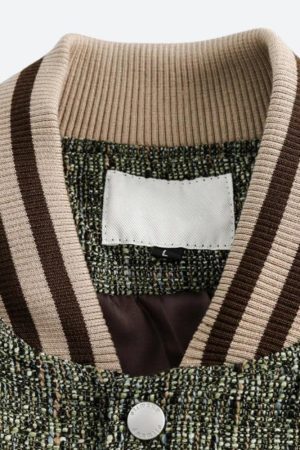 Style Core Aesthetics, New Style Trends - Patchwork Bomber Jacket