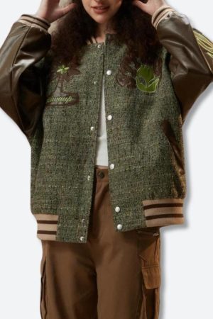 Style Core Aesthetics, New Style Trends - Patchwork Bomber Jacket