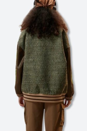 Style Core Aesthetics, New Style Trends - Patchwork Bomber Jacket