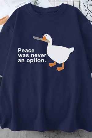 Style Core Aesthetics, New Style Trends - Peace Was Never An Option Tee