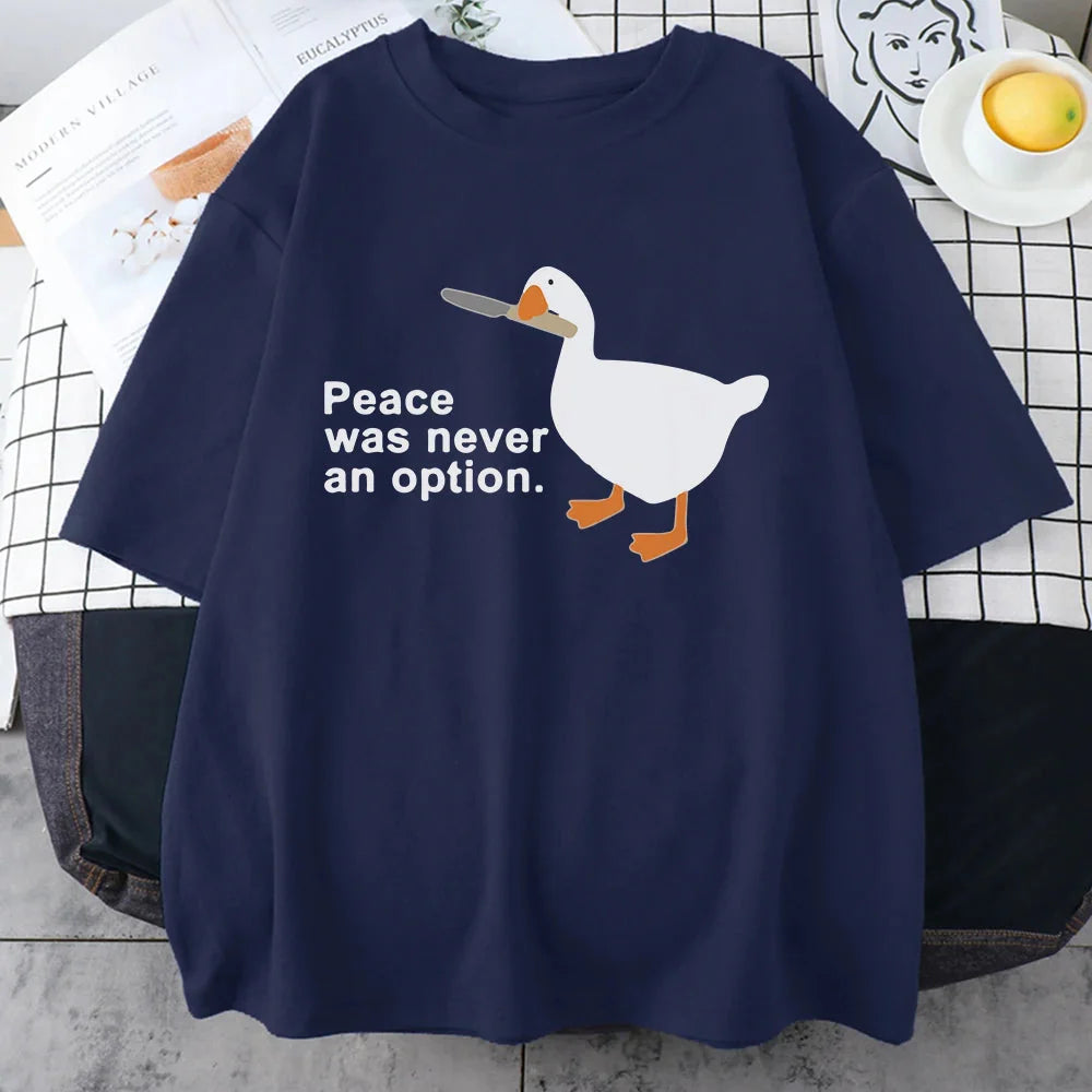 Style Core Aesthetics, New Style Trends - Peace Was Never An Option Tee Style Core Aesthetics, New Style Trends - Peace Was Never An Option Tee