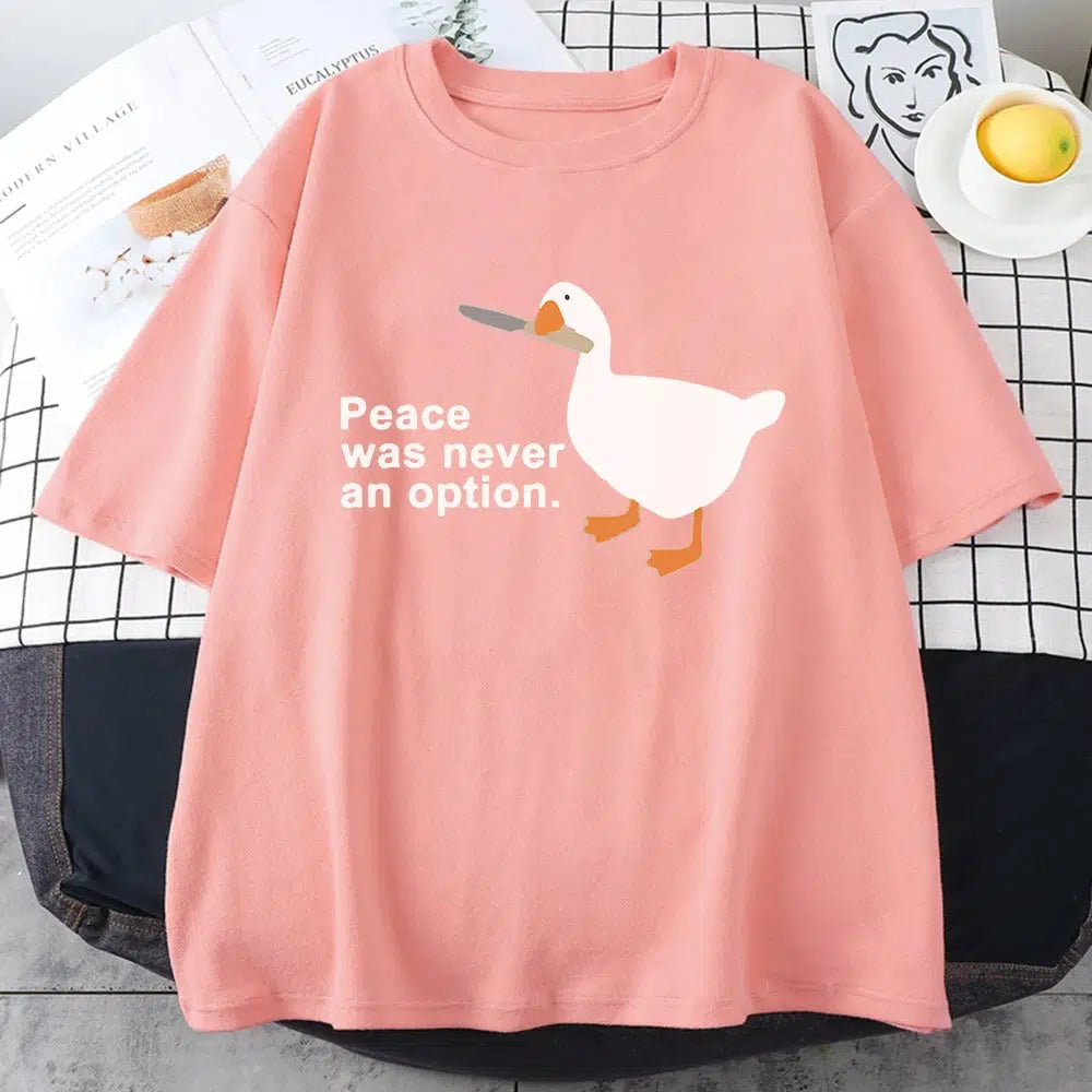 Style Core Aesthetics, New Style Trends - Peace Was Never An Option Tee Style Core Aesthetics, New Style Trends - Peace Was Never An Option Tee