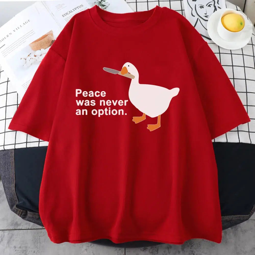 Style Core Aesthetics, New Style Trends - Peace Was Never An Option Tee Style Core Aesthetics, New Style Trends - Peace Was Never An Option Tee