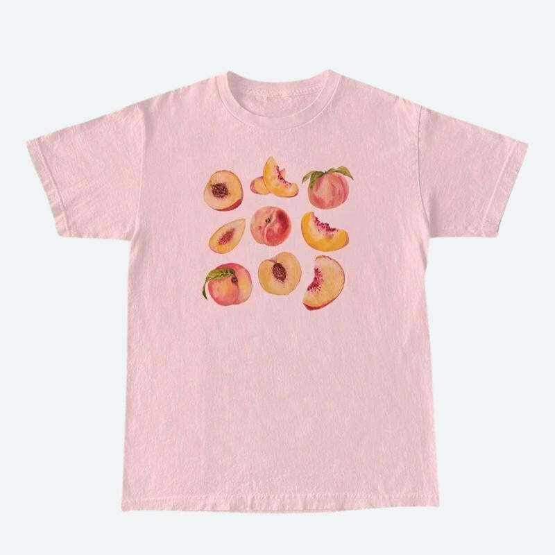 Style Core Aesthetics, New Style Trends - Peaches Tee Style Core Aesthetics, New Style Trends - Peaches Tee