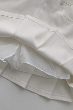 Style Core Aesthetics, New Style Trends - Pleated College Mini Skirt