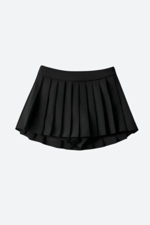 Style Core Aesthetics, New Style Trends - Pleated Mini School Skort