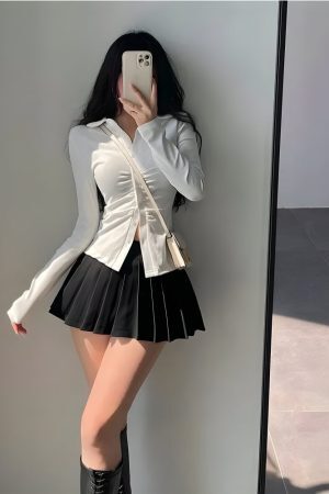 Style Core Aesthetics, New Style Trends - Pleated Tennis Mini Skirt