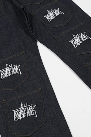 Style Core Aesthetics, New Style Trends - 'Pocketed'  Jeans