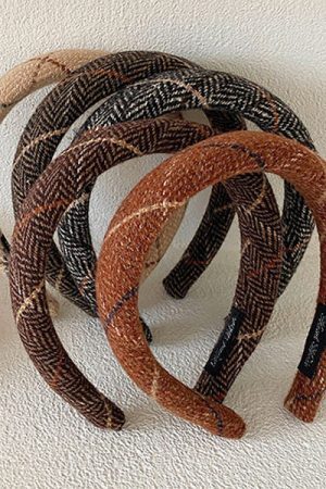 Style Core Aesthetics, New Style Trends - Preppy Aesthetic Plaid Headband