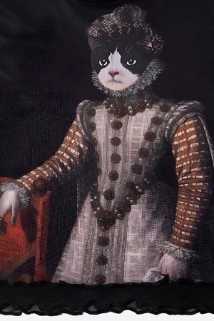 Style Core Aesthetics, New Style Trends - Princess Cat Crop Top