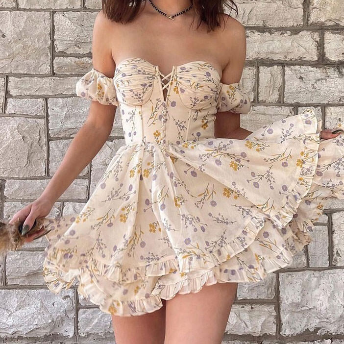 Style Core Aesthetics, New Style Trends - Princess Mood Floral Dress