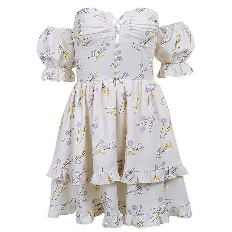 Style Core Aesthetics, New Style Trends - Princess Mood Floral Dress Style Core Aesthetics, New Style Trends - Princess Mood Floral Dress