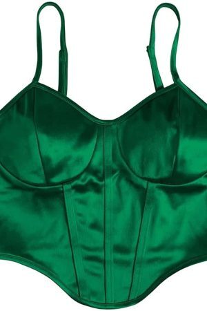 Style Core Aesthetics, New Style Trends - Princess Mood Satin Corset Top