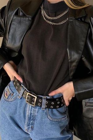 Style Core Aesthetics, New Style Trends - PU Leather Casual Blazer Jacket