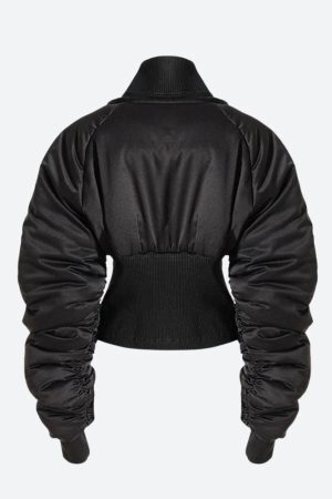 Style Core Aesthetics, New Style Trends - Puffer Corduroy Zip-Up Jacket