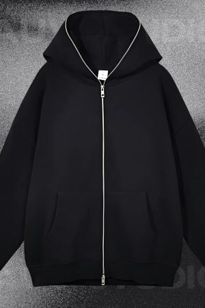 Style Core Aesthetics, New Style Trends - Pull à capuche gorpcore