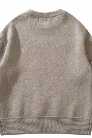 Style Core Aesthetics, New Style Trends - Pull tricoté streetwear Y2K avec graphique 3D Doberman 'Andreilee'