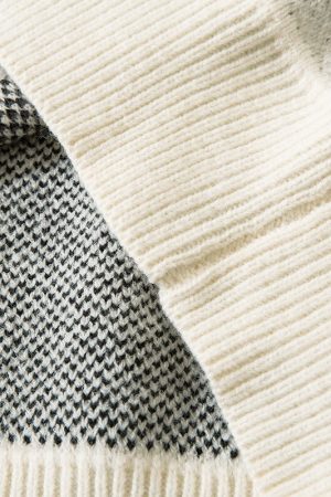 Style Core Aesthetics, New Style Trends - Pull tricoté streetwear Y2K avec graphique 3D Doberman 'Andreilee'