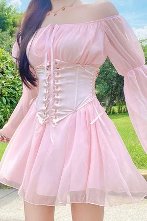 Style Core Aesthetics, New Style Trends - Pure Bliss Dress & Corset Co-Ord