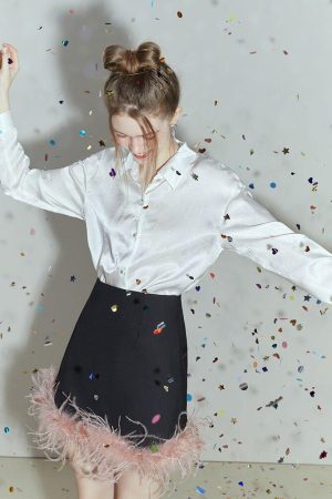 Style Core Aesthetics, New Style Trends - Pure Design Satin Blouse