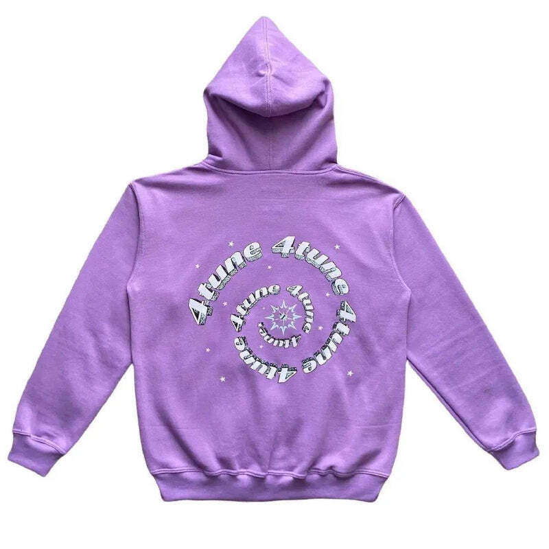 Style Core Aesthetics, New Style Trends - Purple full zip hoodie