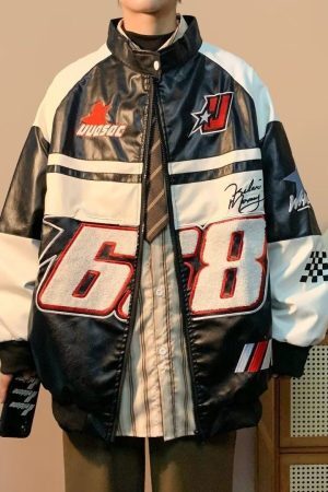 Style Core Aesthetics, New Style Trends - Racing jacket oversized