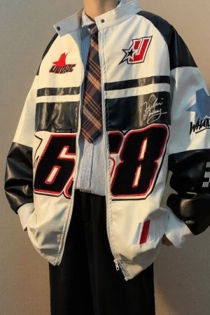 Style Core Aesthetics, New Style Trends - Racing jacket oversized